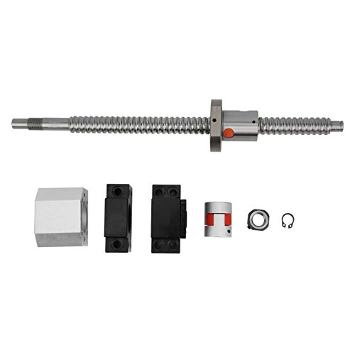 1605 Ball Screw Set | Bearing Steel Linear Rail Module with High Exactness | 5mm Lead for CNC / 3D Printers/Automation | Reduced - Friction & Extended Service Life (1605-200) von ZYLARUM
