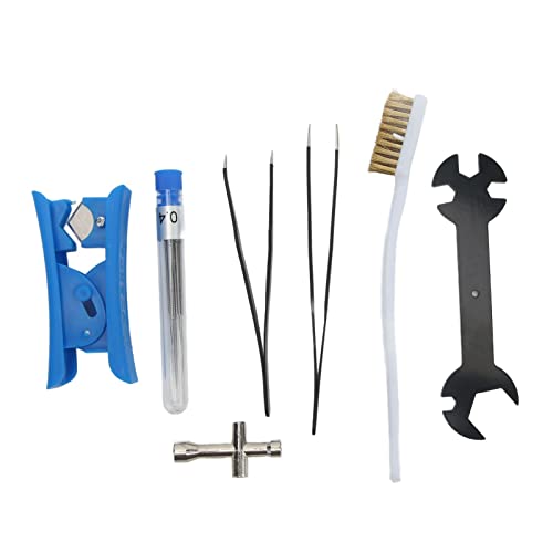 3D -Druckerdüsenwartungskit 7PCS | Praktische Unterhaltswerkzeuge für MK8 / Cr - 10 / Duplicator | ABS -Düsenwartung Pinzeln 3D -Druckerdüsenwartungskit 7PCS | Praktische Unterhaltswerkzeuge für MK8 / Cr - 10 / Duplicator | ABS -Düsenwartung Pinzeln von ZYLARUM
