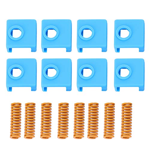 3D Printer Springs and Silicone Sockets | 8Pcs 25mm Yellow Hot Bed Leveling Spring & 8Pcs MK8 Silicone Socket | High Temp Tolerant for Various 3D Printers/CR - 10 3D Printer Springs and Silicone Sockets | 8Pcs 25mm Yellow Hot Bed Leveling Spring & 8Pcs MK8 Silicone Socket | High Temp Tolerant for Various 3D Printers/CR - 10 von ZYLARUM