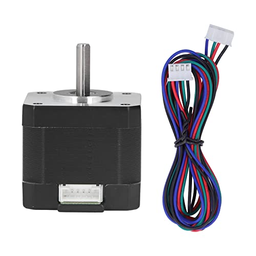 3D Printer Stepper Motor | 42 Step 0.42N.m High Output 2 Phase 4 Lead | Replacement for CNC/Engraving Equipment/Textile Machinery | 1A 4.5V DC Motor with 90cm Cable 3D Printer Stepper Motor | 42 Step 0.42N.m High Output 2 Phase 4 Lead | Replacement for CNC/Engraving Equipment/Textile Machinery | 1A 4.5V DC Motor with 90cm Cable von ZYLARUM