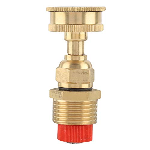 4 - Loch Kupfer -Nebel -Düsensprinkler | 2 Bewässerungsmodi für Garten/Gewächshaus/Rasen | 100% kupferstabiler Sprühkopf | 1/2 "externer Gewinde einfache Installation von ZYLARUM