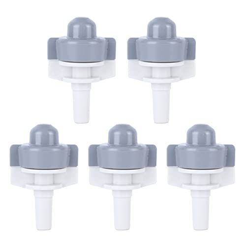 5Pcs Garden Spray Nozzles | Sturdy ABS Plastic Atomizing Nozzle for Lawn/Garden/Greenhouse | 6mm Inlet Water Saving Irrigation System von ZYLARUM