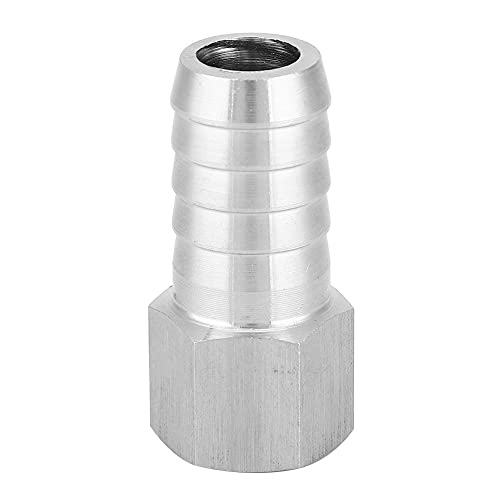 BSPP 1/4 Barb -Anschluss - 304 Edelstahl Schnellkupplungsanpassung | Hochdruck- und Temperaturtolerant | Für pneumatische Werkzeuge/Gasschläuche/industrielle Verwendung (BSPP1 / 4-F14) von ZYLARUM