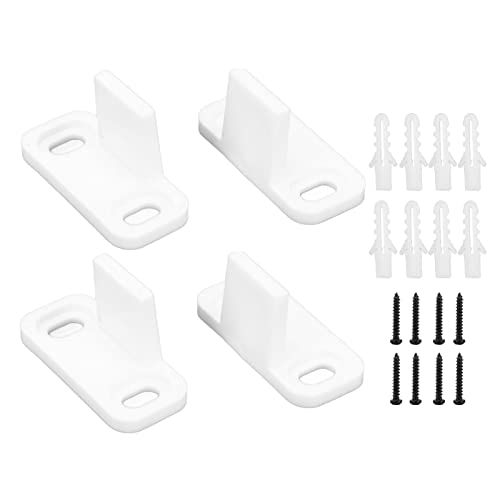 Barn Door Stopper 2 Pack | Carbon Steel & Plastic Wall Protector | Door Stop Hardware for Dormitory/Hotel/Cabinet | Helps Avoid Wall Damage, Easy Install von ZYLARUM