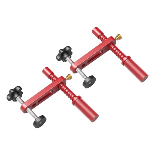 Bench Dogs Clamp 19mm | Einstellbarer MFT -Tisch halten Sie die Klammer für Holzbearbeitung | Aluminiumlegierungs -Klemmwerkzeug zum Bohren/Schneiden/Schleifen | 2pcs mit von ZYLARUM