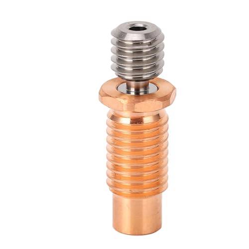 Bimetal Heat Break for V6 3D Printer | M6 Thread 1.75mm No Leakage Design | High - Strength Alloy & Copper Throat Tube/Hotend Replacement Part Bimetal Heat Break for V6 3D Printer | M6 Thread 1.75mm No Leakage Design | High - Strength Alloy & Copper Throat Tube/Hotend Replacement Part von ZYLARUM