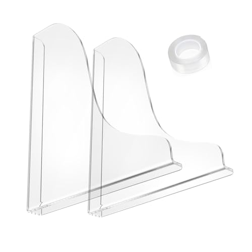 Clear Shower Splashing Guard 2PCS | Acrylic Bath Angle Water Barrier for Home/Bathroom | Adhesive Backing, 254g Sturdy Protection von ZYLARUM