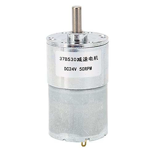 DC 24V Gear Motor 50RPM | Helical Gear Auto - Locking for Protection | Industrial Gearbox for Window Openers/Door Openers/Mini Winches | 37B530 Model DC 24V Gear Motor 50RPM | Helical Gear Auto - Locking for Protection | Industrial Gearbox for Window Openers/Door Openers/Mini Winches | 37B530 Model von ZYLARUM