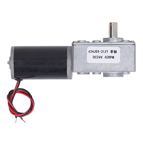 DC 24V Gear Motor With Locking Feature | 5840 31ZY Single Shaft Speed Reduction Motor | Reversible for Office Automation/Healthcare Devices/Automotive Electronics (40RPM) von ZYLARUM