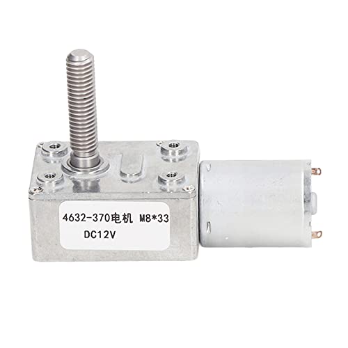 DC12V -Zahnrad -Elektromotor High Torsion CW CCW Selbstverriegelungswurmdrehzahlreduzierung Motor 4632-370 (6RPM) von ZYLARUM