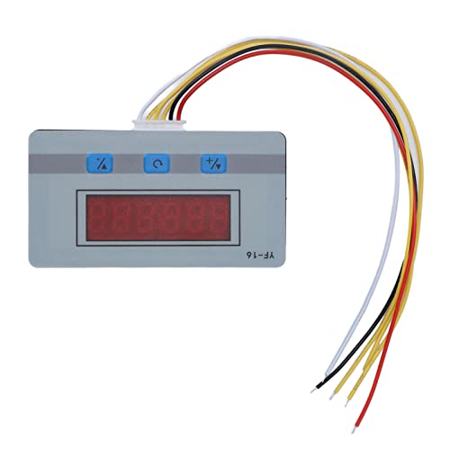 Digital Counter YF - 16 | 1-999999 Auto Detection Tally | 5-24V DC/AC for Industrial Control/Equipment Upgrading/DIY Projects Digital Counter YF - 16 | 1-999999 Auto Detection Tally | 5-24V DC/AC for Industrial Control/Equipment Upgrading/DIY Projects von ZYLARUM