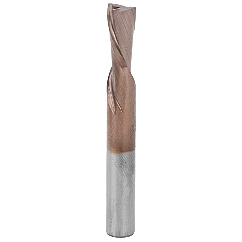 Doppelschnitzer Mahlen Cutter | Tungstenstahl CNC Router Bit für Holz/Acryl/PVC | Genauer Gravur- und 3D -Schnitzwerkzeug (6 * 6 * 12 * 50mm) von ZYLARUM