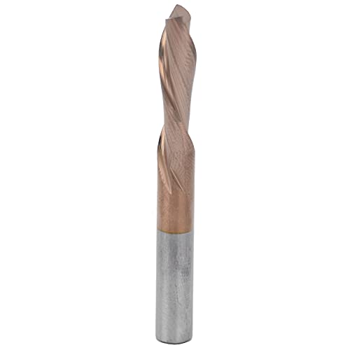 Doppelschnitzer Mahlen Cutter | Tungstenstahl CNC Router Bit für Holz/Acryl/PVC | Genauer Gravur- und 3D -Schnitzwerkzeug (6 * 6 * 17 * 55mm) von ZYLARUM