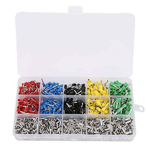 Drahtanschläge Steckverbinder Kit 1640pcs | Kalt - Drücken Sie Crimp -Terminals für Marine/Automobil- / Elektrotechnik | Flammhemmende PVC, Kupferzinnbeschichtung Drahtanschläge Steckverbinder Kit 1640pcs | Kalt - Drücken Sie Crimp -Terminals für Marine/Automobil- / Elektrotechnik | Flammhemmende PVC, Kupferzinnbeschichtung von ZYLARUM