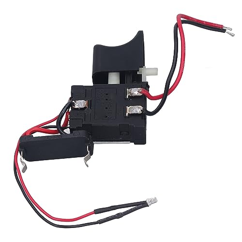 Drill Trigger Switch Replacement | 7.2-24V DC 16A Speed Control with Illumination | CW/CCW Reversible for Electric Tools/Electric Drills Drill Trigger Switch Replacement | 7.2-24V DC 16A Speed Control with Illumination | CW/CCW Reversible for Electric Tools/Electric Drills von ZYLARUM