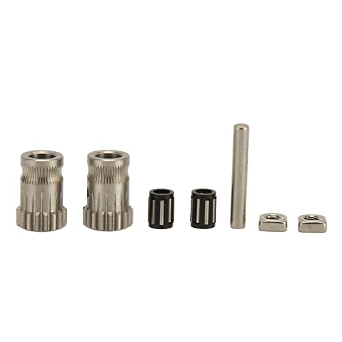 Dual Drive Extruder Gear Kit | 7Pcs Stainless Steel Replacement for 3D Printers | Verbessertes Filamentgriff und konsistente Funktion | 303 Edelstahl Dual Drive Extruder Gear Kit | 7Pcs Stainless Steel Replacement for 3D Printers | Verbessertes Filamentgriff und konsistente Funktion | 303 Edelstahl von ZYLARUM