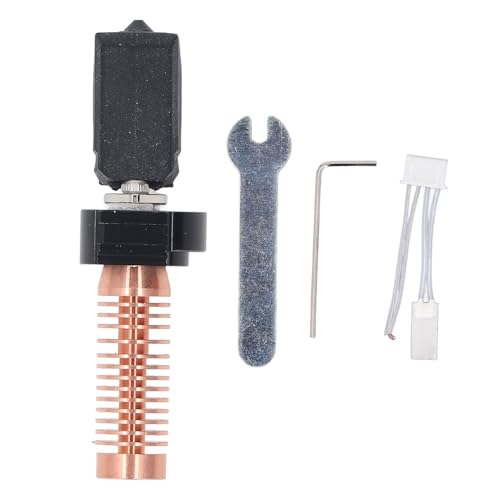 Extruder Hotend Kit 0.4mm | Hardened Steel Nozzle & Heating Block Replacement for AD5M 3D Printer | High Flow Hot End for PLA/ABS/PET - based/Nylon von ZYLARUM