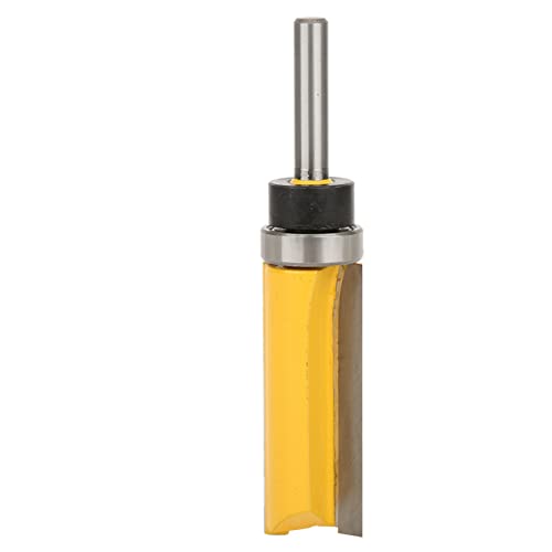 Flush Trim Router Bit 1 / 4 Inch Shank | T - Shaped Bearing Wood Trimming Tool | 1 / 4x3 / 4x50.8 Slotting Cutter for Woodworking / Carpentry / Milling Flush Trim Router Bit 1 / 4 Inch Shank | T - Shaped Bearing Wood Trimming Tool | 1 / 4x3 / 4x50.8 Slotting Cutter for Woodworking / Carpentry / Milling von ZYLARUM