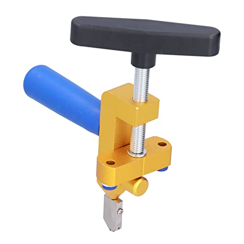 Glasfliesenschneider | Handwerkzeug für manuelle Aluminiumlegierung für Glas/Spiegel/Keramikschnitt | Home DIY mit T - Handlungsdesign | 3-15 mm Schneidbereich von ZYLARUM