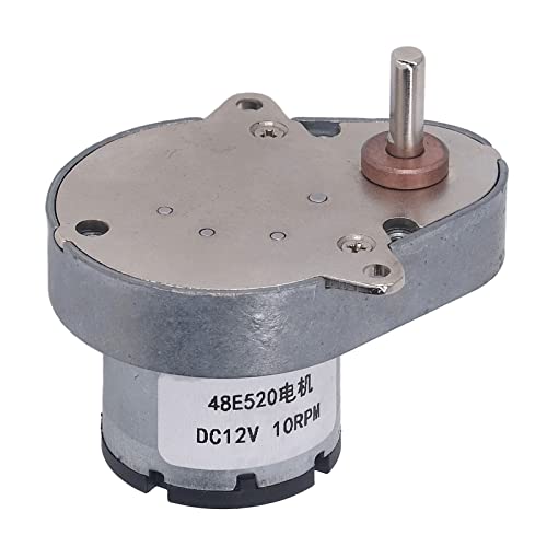 Gleichstrommotor 10 U/min 12V | Exzentrische Ausgangswelle für Fensteröffner/Türöffner/kleine Winde | Aluminium -Messingmotor mit robustem Lager | Ersatzteil Gleichstrommotor 10 U/min 12V | Exzentrische Ausgangswelle für Fensteröffner/Türöffner/kleine Winde | Aluminium -Messingmotor mit robustem Lager | Ersatzteil von ZYLARUM