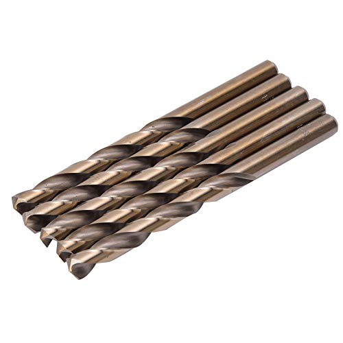 High Speed Steel Drill Bits 9mm & 9.5mm | 5 - Piece Set for Metal, Wood & Plastic | Performance Grade Bits for Electric Drills/Hand Drills/DIY Projects (9.0 5 pieces per box/full mill 4341 (1 box High Speed Steel Drill Bits 9mm & 9.5mm | 5 - Piece Set for Metal, Wood & Plastic | Performance Grade Bits for Electric Drills/Hand Drills/DIY Projects (9.0 5 pieces per box/full mill 4341 (1 box von ZYLARUM