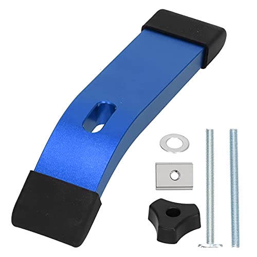 Holzbearbeitung Hold Down Clamp Set | M8 Thread T - Track Clamping Kit mit Nicht -Marring - Scratch Pads | Aluminiumlegierungsklemmen für Routertabellen/Workbenen/DIY -Projekte (Blue) von ZYLARUM