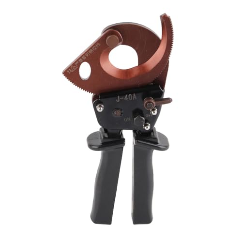 Industrial Cable Cutter | 300mm² Ratchet Cutting Tool for Copper Aluminum Cables | Hand Operated Wire Cutter with Forged Manganese Steel Cutting Head | J40A Model von ZYLARUM