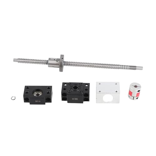 Kugelschraube Set 1204-300 | Lagerstahl konsistente dimensionale 12,5 Steifheit | mit Nusssitz & Kopplung | Für CNC / 3D -Drucker/Automatisierung von ZYLARUM