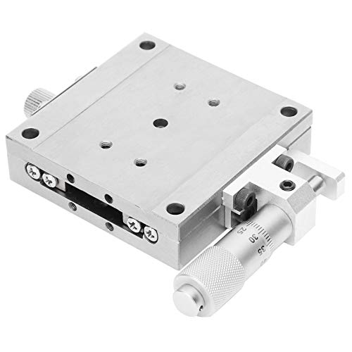 Manuelle lineare Übersetzungsstufe | 60x60 mm Edelstahl -Feinabstimmungsplattform | Genauigkeit MXG - S60 für optische Experimente/Testgeräte/Produktionsmaschinen von ZYLARUM