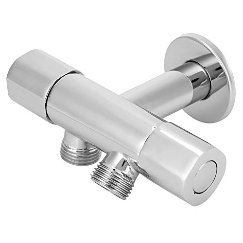 Messing 3 - Way Diverter Ventil | G1 / 2in -Gewinde -Doppelgriff Wasserhahn | Heiß- / Kaltwasserkontrolle für Sprühgerät/Waschmaschine/Toilette | Leckprävention und robustes Messing 3 - Way Diverter Ventil | G1 / 2in -Gewinde -Doppelgriff Wasserhahn | Heiß- / Kaltwasserkontrolle für Sprühgerät/Waschmaschine/Toilette | Leckprävention und robustes von ZYLARUM