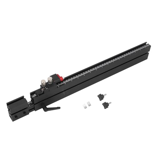 Miter Measuring Fence | Aluminum Alloy T Slot Track System with Metric & Imperial Scales | 500-900mm Telescopic Extension for Table Saws/Woodworking Jigs/DIY Projects Miter Measuring Fence | Aluminum Alloy T Slot Track System with Metric & Imperial Scales | 500-900mm Telescopic Extension for Table Saws/Woodworking Jigs/DIY Projects von ZYLARUM