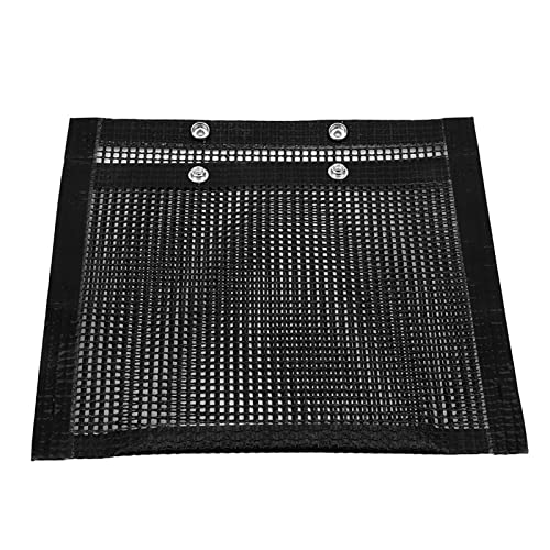 Non Stick BBQ Bake Bag | Heat Strong 600°F Mesh Grilling Bag | Reusable & Dishwasher Safe for Outdoor Cooking/Grilling/Baking | Snap Button Fasteners Secure Food (22 * 27cm) von ZYLARUM