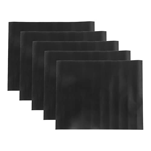 Nonstick BBQ Grill Mat 5Pcs | Thickened Heat - Tolerant Cooking Mat for Outdoor/Indoor/Camping | 40x33cm Dishwasher Safe Barbecue Mat | Prevents Food Falling & Simple von ZYLARUM