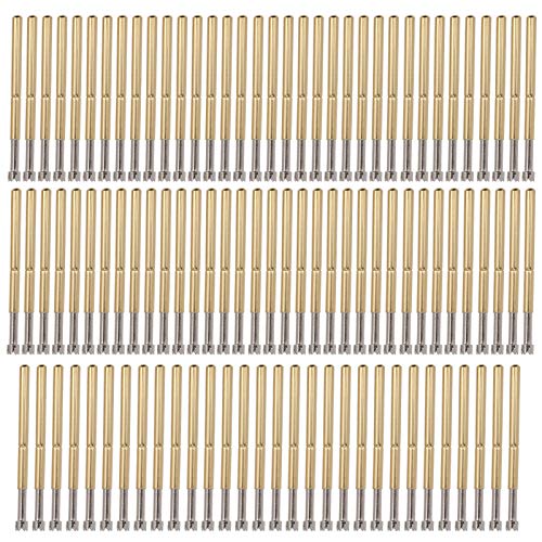 P125 - Q Spring Probe Test Pins | 4 Claw Brass Design for Secure Connection | 100Pcs 2mm Solder Pad Probes/PCB Testing Tools | Protective - Debris Hardware von ZYLARUM
