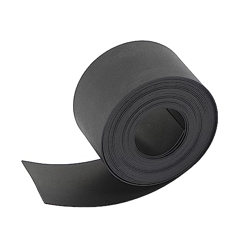 PE Garden Edging Grenze 12 cm x 10m | Holzkorndesign für Rasen/Gemüsegarten/Terrasse | Flexible und robuste Landschaftskanten mit 2 mm Dicke | Wetterfestes und Hitzedauer von ZYLARUM