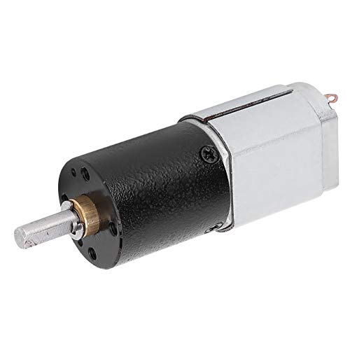 Planetary Gear Motor 20MM 20GP - 130 | Low Speed High Force 12V DC Motor for Robots/Auto TV Stand/USB Fan | 8-300 RPM, 2.5-17.7KG.CM, Extended Service Life (DC12V300RPM) von ZYLARUM