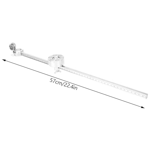 Plasma Cutter Circle Guide | 50cm Stainless Steel Cutting Measurement Tool with Attractive Base | AG60 / SG55 Torch Circle Cutter Tool | Scale Ruler for Metal Fabrication Plasma Cutter Circle Guide | 50cm Stainless Steel Cutting Measurement Tool with Attractive Base | AG60 / SG55 Torch Circle Cutter Tool | Scale Ruler for Metal Fabrication von ZYLARUM