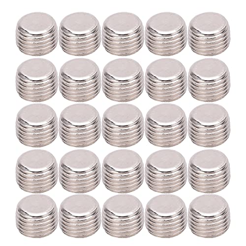 Rohrstopfen 25pcs | Sechskantgeschobener Kopfeisen Pneumatischer Stecker 1/4-331 Verschluss | Hohe Härte und robuste Leistung für industrielle Geräte/pneumatische Systeme / von ZYLARUM