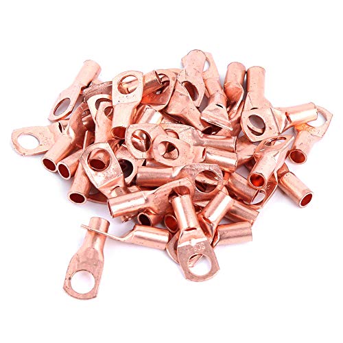 SC6-6 Copper Ring Lug Terminals 50Pcs | Cold - Pressed Crimp Connectors for Battery Cables/Inverter/Automotive | High Conductivity Electrical Terminals SC6-6 Copper Ring Lug Terminals 50Pcs | Cold - Pressed Crimp Connectors for Battery Cables/Inverter/Automotive | High Conductivity Electrical Terminals von ZYLARUM