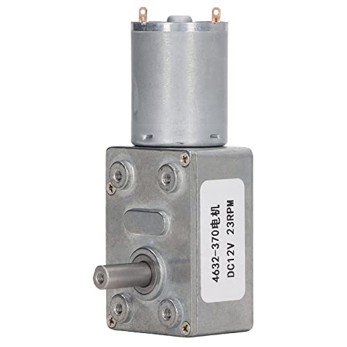 Self Locking Helical Gear Motor DC12V 4632-370 | High Torsion Reduction Motor for Printer/Vending Machine/Bank Equipment | Oxidation Protected Aluminum Alloy, Reversible (23RPM) von ZYLARUM