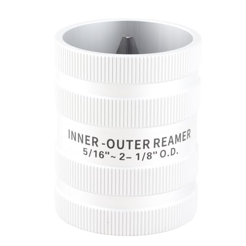 Stainless Steel Conduit Reamer Tool | 5/16 to 2-1/8 Inch O.D Tube Deburr & Chamfer Tool | Expert Copper/Aluminum/Alloy Steel Conduit Burr Remover Stainless Steel Conduit Reamer Tool | 5/16 to 2-1/8 Inch O.D Tube Deburr & Chamfer Tool | Expert Copper/Aluminum/Alloy Steel Conduit Burr Remover von ZYLARUM