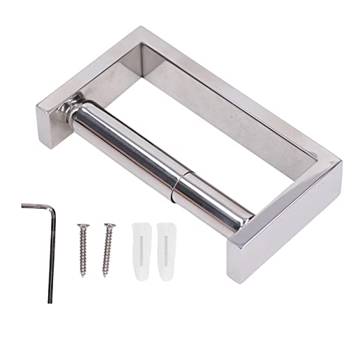 Stainless Steel Toilet Paper Holder | Sturdy & Retractable for Bathroom/Bedroom/Kitchen | Heavy Duty with Protective Coating | Easy Install with Tools Included von ZYLARUM