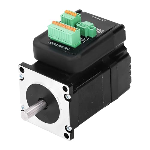 Stepper Motor 57 Integrated 1.5N.m with Driver | 4A 500RPM High Output 8mm Single Shaft | Standard 23 Stepper Motor for CNC Routers / 3D Printers/Engraving Machines | DC 24-50V Stepper Motor 57 Integrated 1.5N.m with Driver | 4A 500RPM High Output 8mm Single Shaft | Standard 23 Stepper Motor for CNC Routers / 3D Printers/Engraving Machines | DC 24-50V von ZYLARUM