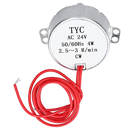 Synchronmotor 50tyc | AC24V 2,5-3 U/min niedriges Rauschen Richtungsreinig CW | Mikromotor für Geräte/Weihnachtsbäume/handgefertigte Projekte | Metall & Gummi bauen Synchronmotor 50tyc | AC24V 2,5-3 U/min niedriges Rauschen Richtungsreinig CW | Mikromotor für Geräte/Weihnachtsbäume/handgefertigte Projekte | Metall & Gummi bauen von ZYLARUM