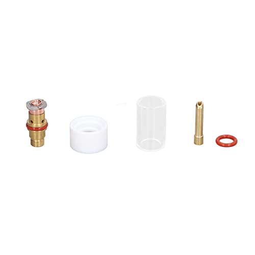 Tig Torch Kit mit thermischem - tolerantem Glas | Hochtemperatur & nicht reaktive Teile | Ersatz für WP - 17 / WP - 18 / WP - 26 | Kompatibel für OCIM17S - 332 Modell von ZYLARUM
