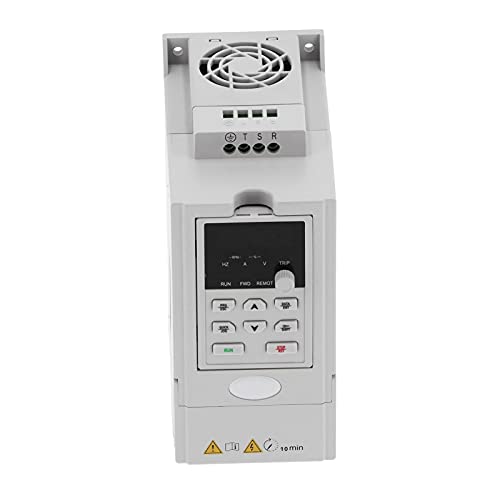 Variable Frequency Drive VFD with PID Auto Adjustment | Simple Variable Frequency Inverter for Motor Speed Control | C10 Series 0.75kW - 4kW 220V / 480V AC Input (C10-004G-4TB three-phase Variable Frequency Drive VFD with PID Auto Adjustment | Simple Variable Frequency Inverter for Motor Speed Control | C10 Series 0.75kW - 4kW 220V / 480V AC Input (C10-004G-4TB three-phase von ZYLARUM