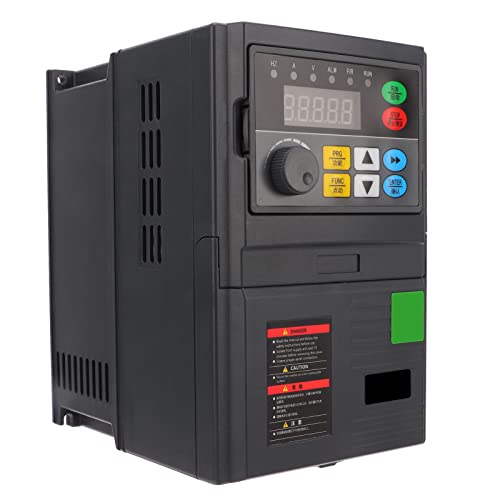 Variabler Frequenzantrieb 3 Phase VFD | Industrielle Abs Flammschutzgebiet | 380-440 V Motor Speed ​​Controller für Pumpen/Lüfter/Förderer | SMD -Design mit thermischem (1.5kw) von ZYLARUM