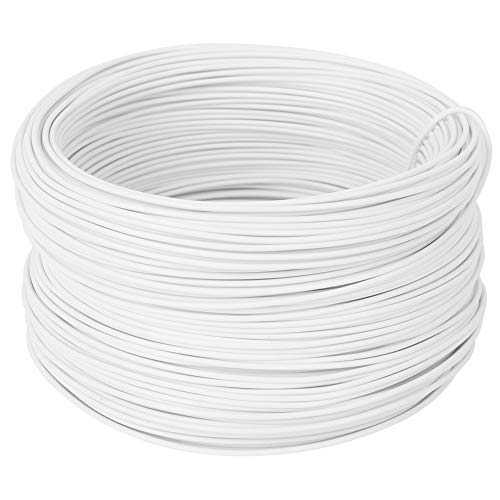 Verzinkter Eisendraht | 0,55 mm x 100 m DIY Craft & Garden Krawatten | Flexible und robuste Hand - Draht für Traubenreben/Kabelmanagement/Elektronik Verzinkter Eisendraht | 0,55 mm x 100 m DIY Craft & Garden Krawatten | Flexible und robuste Hand - Draht für Traubenreben/Kabelmanagement/Elektronik von ZYLARUM