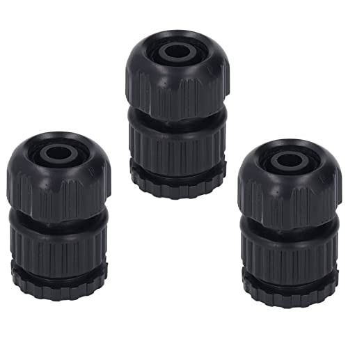Wasserhahnanschlussadapter 3 Pack | Edelstahl- und PP -Leckschutz Schnellanschluss | Gartenschlauch -Adapter für Waschen/Wartung/Küchenrohr im Freien im Freien (G1/2 G3/4 Thread 11-13 Inner Hole) von ZYLARUM