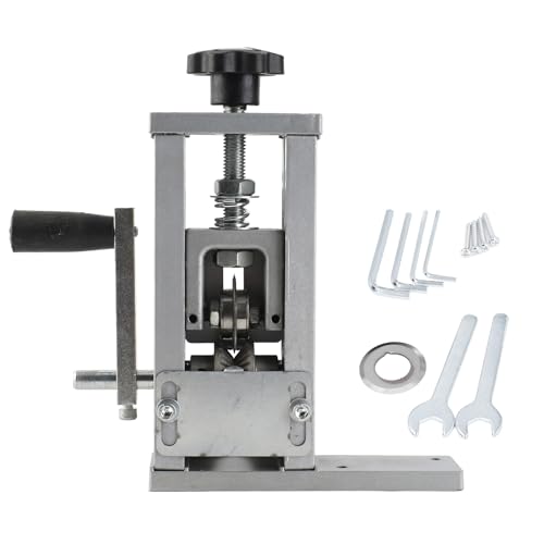 Wire Stripper Machine | Manual Drill Operated Hand Crank Stripping Tool | Adjustable Cutter for 1-25mm Wires/Hard Cover/Soft Cover | Aluminum Frame with Steel Cutter Wire Stripper Machine | Manual Drill Operated Hand Crank Stripping Tool | Adjustable Cutter for 1-25mm Wires/Hard Cover/Soft Cover | Aluminum Frame with Steel Cutter von ZYLARUM